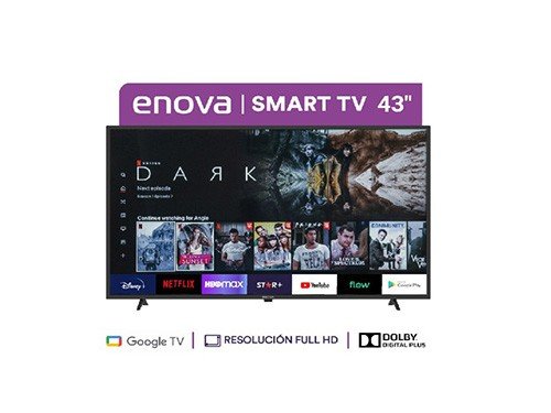 Smart TV enova 43'' Full HD Google TV