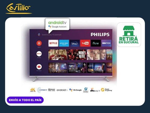 Smart TV LED Philips 75 4k Uhd 75pud8507/77 Ambilight Wifi