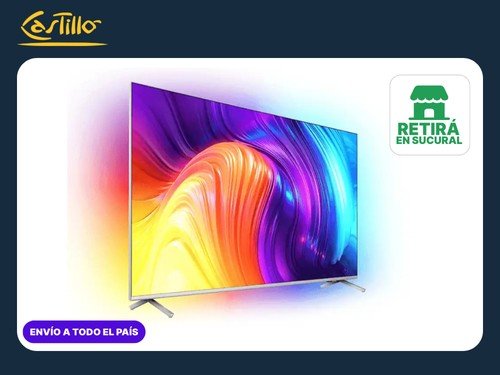Smart TV LED Philips 75 4k Uhd 75pud8507/77 Ambilight Wifi