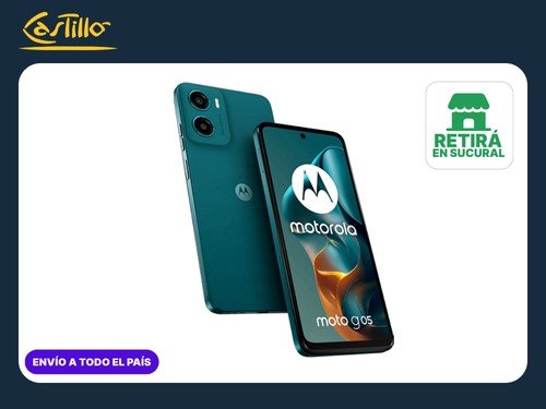 Celular Motorola G05 Libre – 6.67”,50MP, 4GB RAM, 128GB, Color Verde