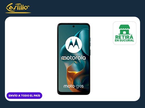 Celular Motorola G05 Libre – 6.67”,50MP, 4GB RAM, 128GB, Color Verde
