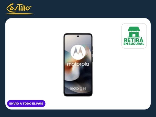 Celular Motorola G56 Libre – 6.72”,  50MP, 8GB RAM, 256GB, Color Negro