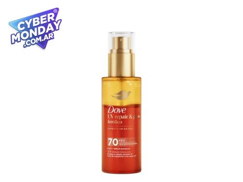 Óleo Capilar + Sérum Bifásico. Reparación UV & Glow x 110 ml DOVE