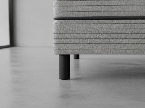 Colchón Y Sommier 2 Plazas De Resortes Folk La Espumería - Blanco