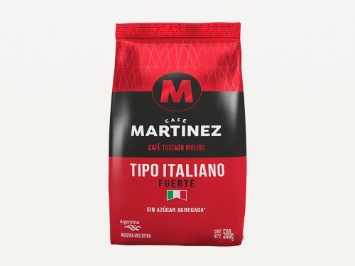 Café Molido Tostado Café Martínez Tipo Italiano Fuerte 500 Gramos