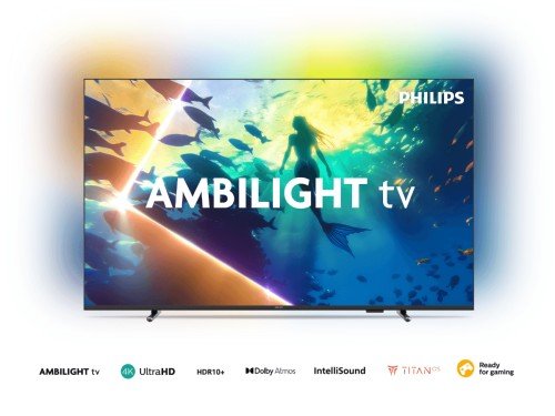 Smart Led TV 4K 50" Ambilight 50PUD8100/77 Philips