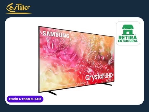 Smart TV Samsung 75DU7000 │75" Crystal  UHD 4K Tizen OS