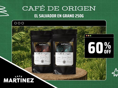 Café De Especialidad Grano De Origen El Salvador 250gr Café Martínez