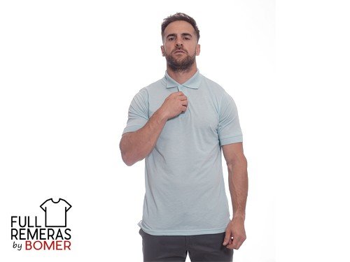 Chomba algodón lisa verde claro