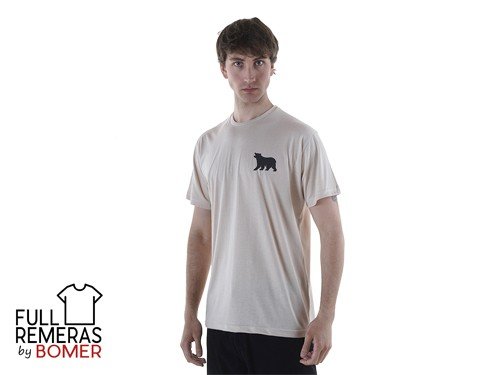 Remera Oso Bomer beige