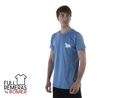 Remera Oso Bomer celeste