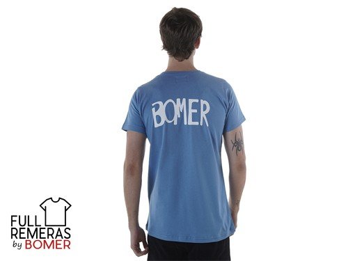 Remera Oso Bomer celeste