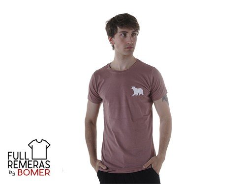 Remera Oso Bomer coral
