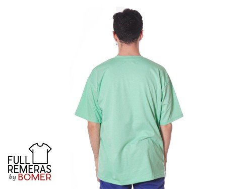 Remera oversize lisa verde claro