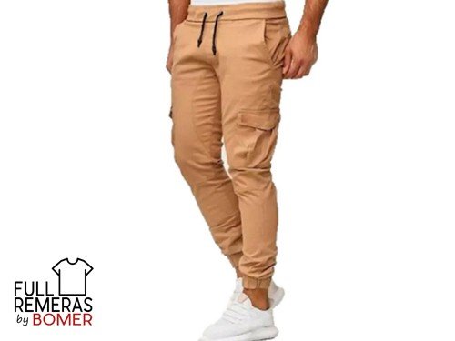 Jogger cargo mostaza