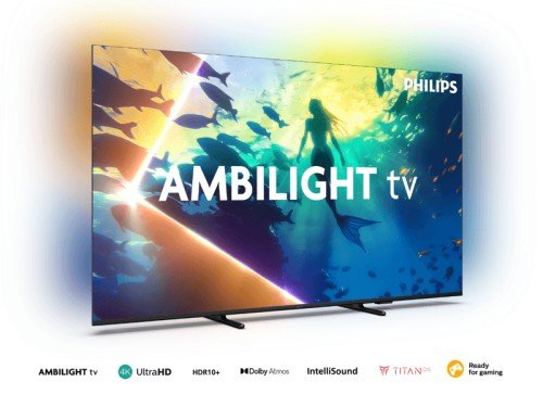 Smart Led TV 4K 75" Ambilight 75PUD8100 Philips