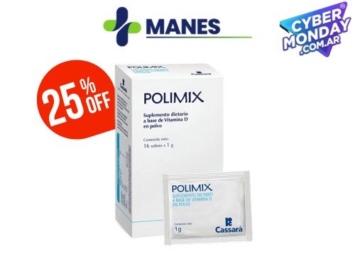 POLIMIX PROBIÓTICO PREBIÓTICO X 16 SOBRES