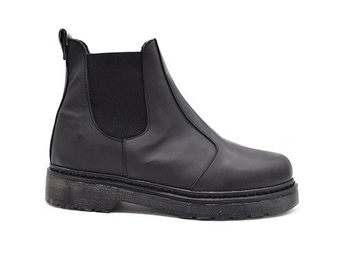 Borcegos MOCASSINO Dr Martens Cuero Vacuno Gomato Negro