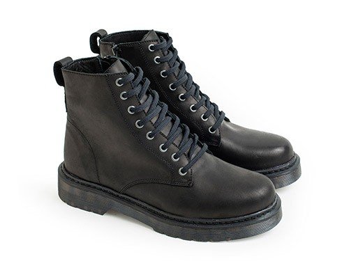 Borcegos MOCASSINO Dr Martens Cuero Vacuno Negro