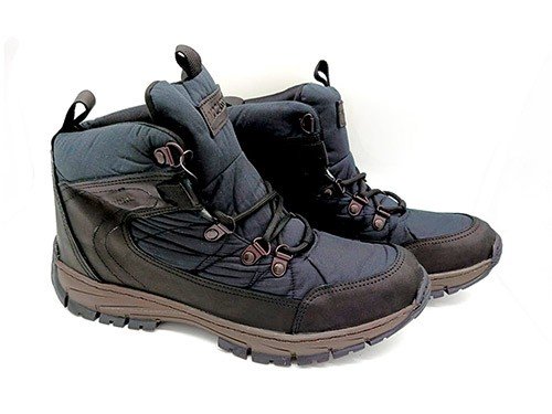 Botas MOCASSINO Hike Bot 0 Tafetan Negro /Cuero Vacuno Negro