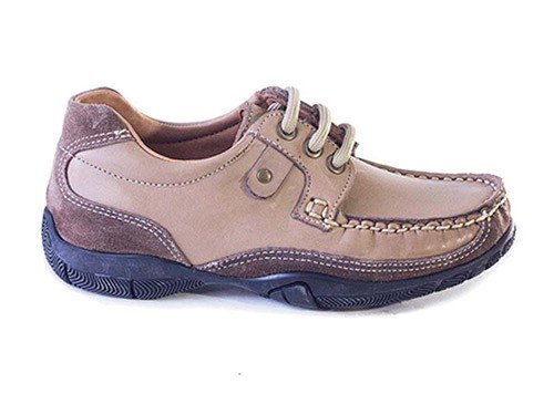 Colegiales MOCASSINO Ulises 3 Cuero Vacuno Visón /Gamuzón Terra