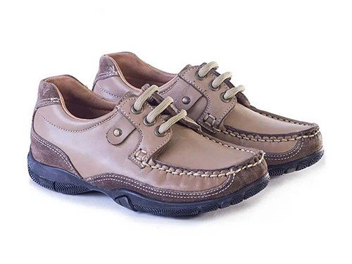 Colegiales MOCASSINO Ulises 3 Cuero Vacuno Visón /Gamuzón Terra