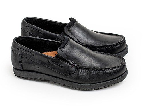 Colegiales MOCASSINO Proa 39 Cuero Vacuno Negro