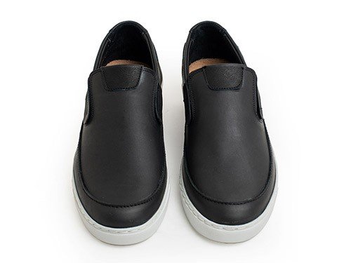 Casual MOCASSINO Fragata Zap 3 Cuero Vacuno Engrasado Negro