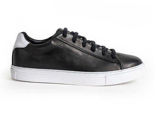 Zapatillas MOCASSINO Urban Zap 6 Cuero Vacuno Negro /Blanco