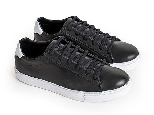 Zapatillas MOCASSINO Urban Zap 6 Cuero Vacuno Negro /Blanco