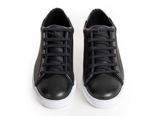 Zapatillas MOCASSINO Urban Zap 6 Cuero Vacuno Negro /Blanco