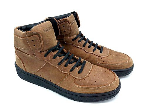 Zapatillas MOCASSINO Capitan Black Bot 0 Cuero Vacuno Engrasado Brown