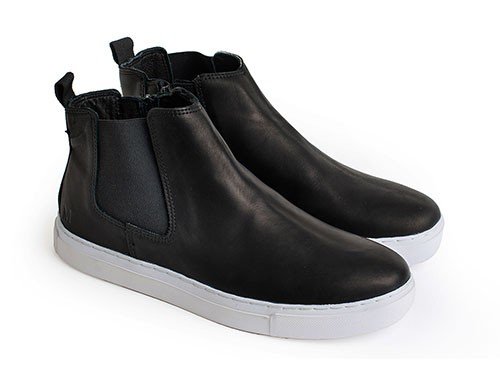 Zapatillas MOCASSINO Urban Bot 1 Cuero Vacuno Negro