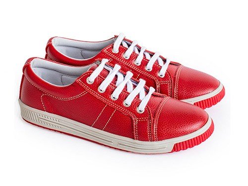 Zapatillas MOCASSINO Passi Zap 1 Cuero Vacuno Confort Rojo