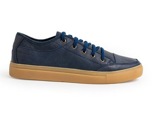 Zapatillas MOCASSINO Teo Zap 0 Cuero Vacuno Soft Azul