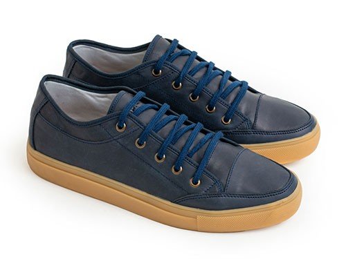 Zapatillas MOCASSINO Teo Zap 0 Cuero Vacuno Soft Azul