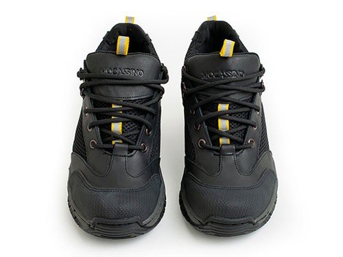 Zapatillas MOCASSINO Totem Zap 0 Cuero Vacuno Engrasado Negro