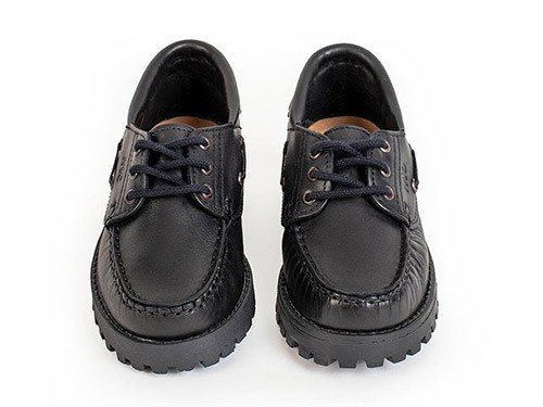 Colegiales MOCASSINO Tim Cuero Vacuno Negro