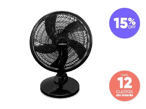 Ventilador Liliana VVSOM12 12″ Turbo Mesa/Piso