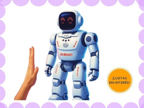 Robot con sensor y movimiento 45 acciones camina baila expresiones usb