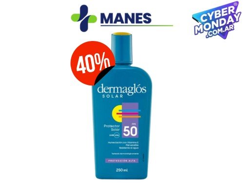 DERMAGLOS PROTECTOR SOLAR FPS 50 EMULSION 250 mL