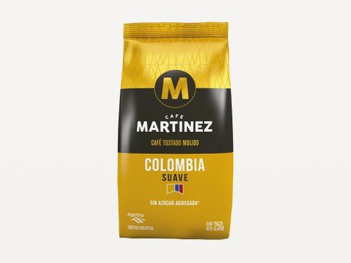 Café Tostado Molido Colombia Café Martínez Sin Azúcar Agregada 250 Gr