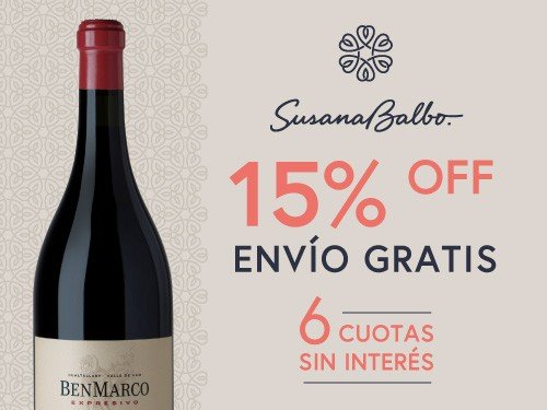 Vino Tinto BenMarco Expresivo 2020 - 3x750ml