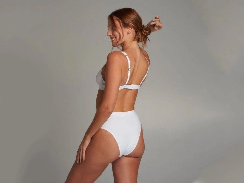 Conjunto Zafiro de algodón con vedetina tiro alto Lady Any