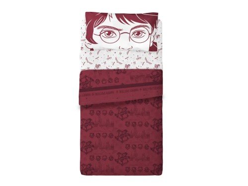 Juego de sábanas 1 y 1/2 plaza Harry Potter Piñata