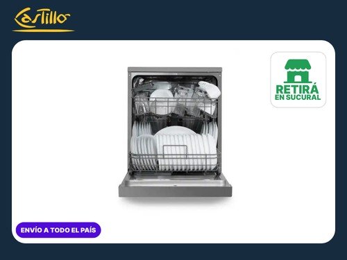 Lavavajillas Philco PHLJ12X 12 Cubiertos Acero Inoxidable