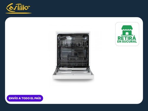 Lavavajillas Philco PHLJ14B 14 Cubiertos Blanco