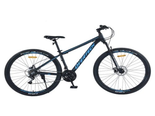 Bicicleta Mtb Overtech Q6 R29 Aluminio negro y azul