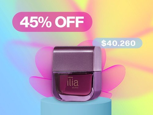45% off en perfumería