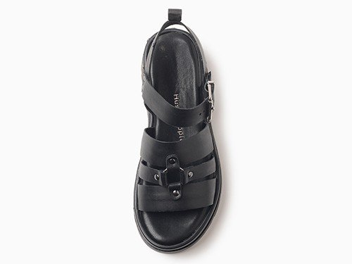 Sandalias de cuero con plataforma y hebilla Hush Puppies Elysa